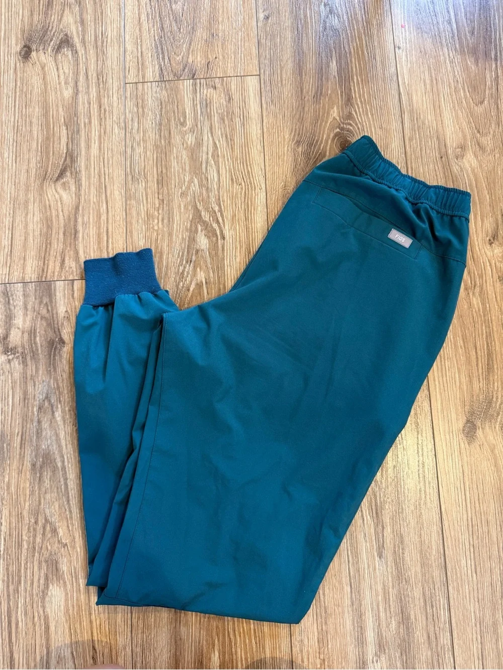 Figs Men's Teal Jogger Pants with Drawstring